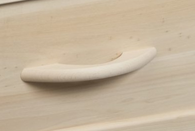 Set booggrepen beuken ongelakt